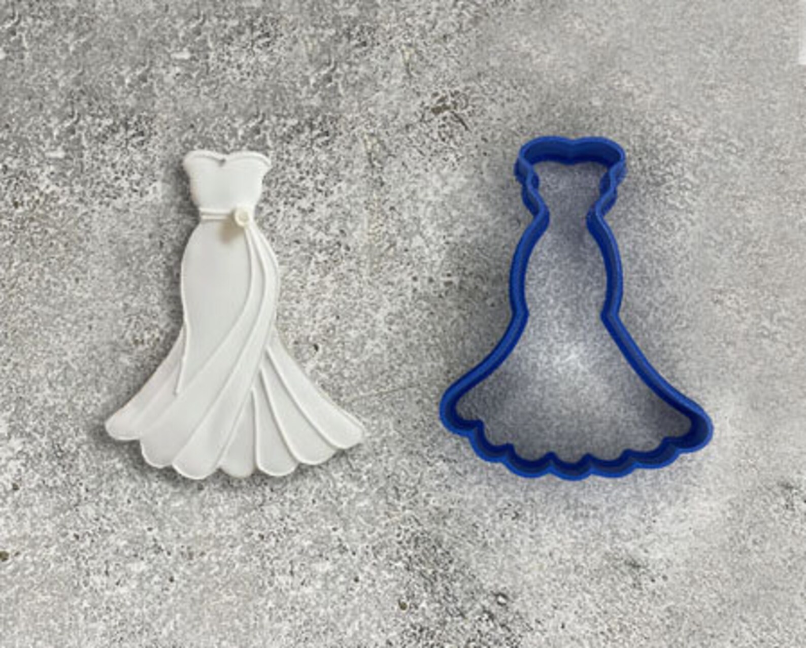 Wedding Dress Cookie Cutter / Clay Cutter / Fondant Cutter Etsy