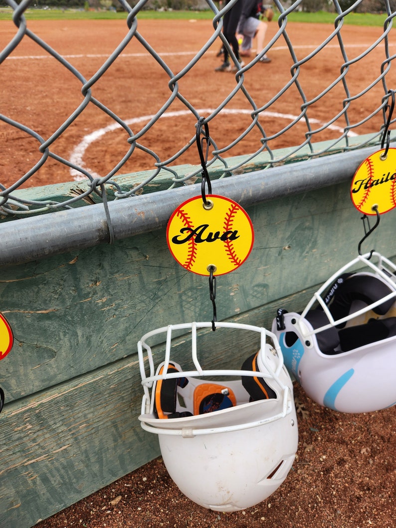 Softball/baseball Helmet Holders Etsy