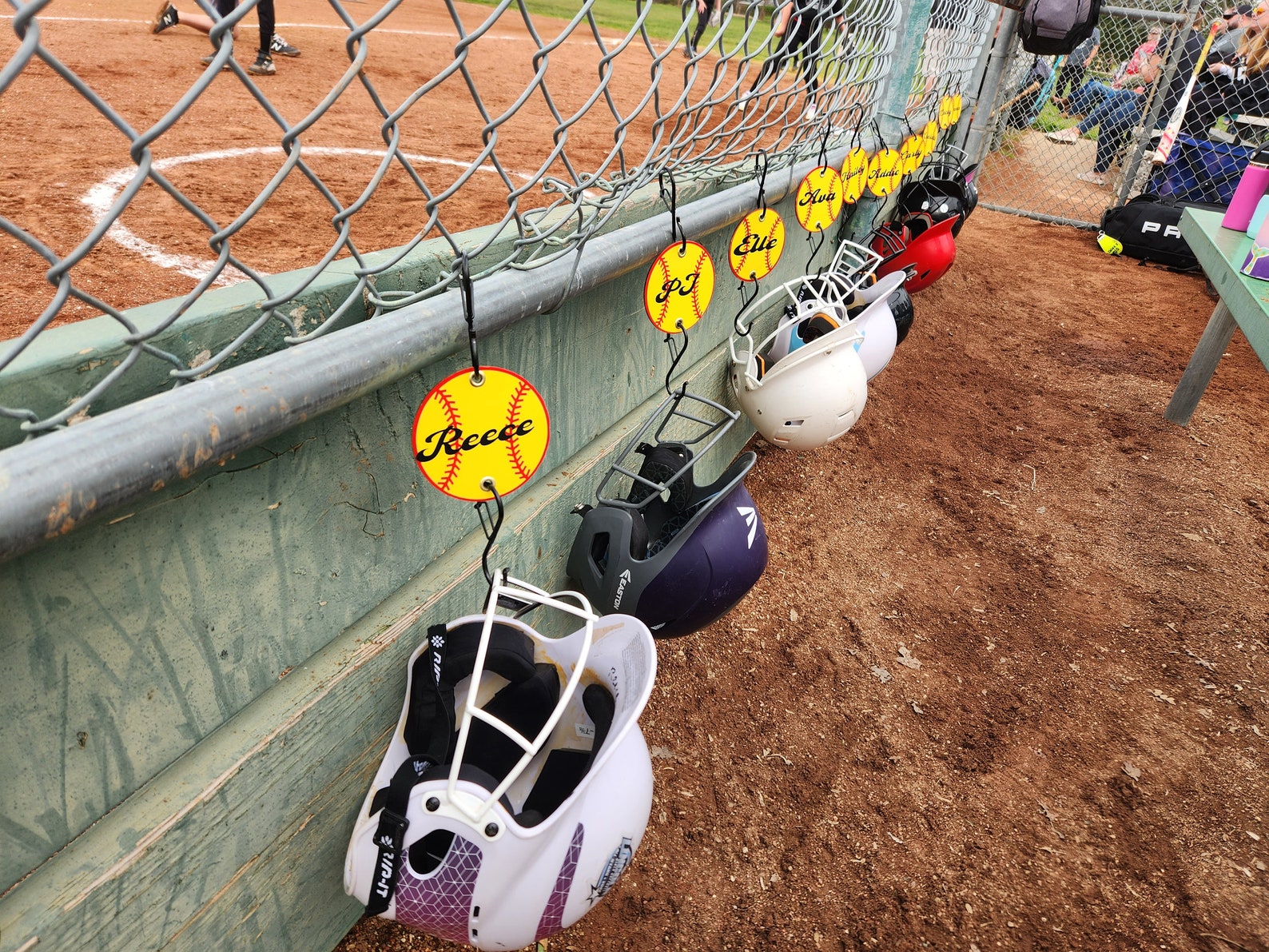 Softball/baseball Helmet Holders Etsy