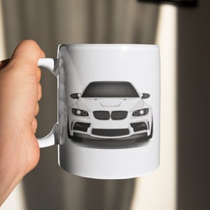 Bmw E90 M3 11oz Coffee Mug | Iconic Sports Car Design | Perfect Gift For Bmw Enthusiasts & Gearheads | Automotive Mug For Car Lovers