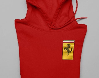 Sudadera inspirada en Ferrari, sudaderas con capucha, Ferrari Merch, sudadera con capucha Charles Leclerc, regalos de carreras de autos Leclerc F1 Driver, regalos de Fórmula 1, amante de los autos