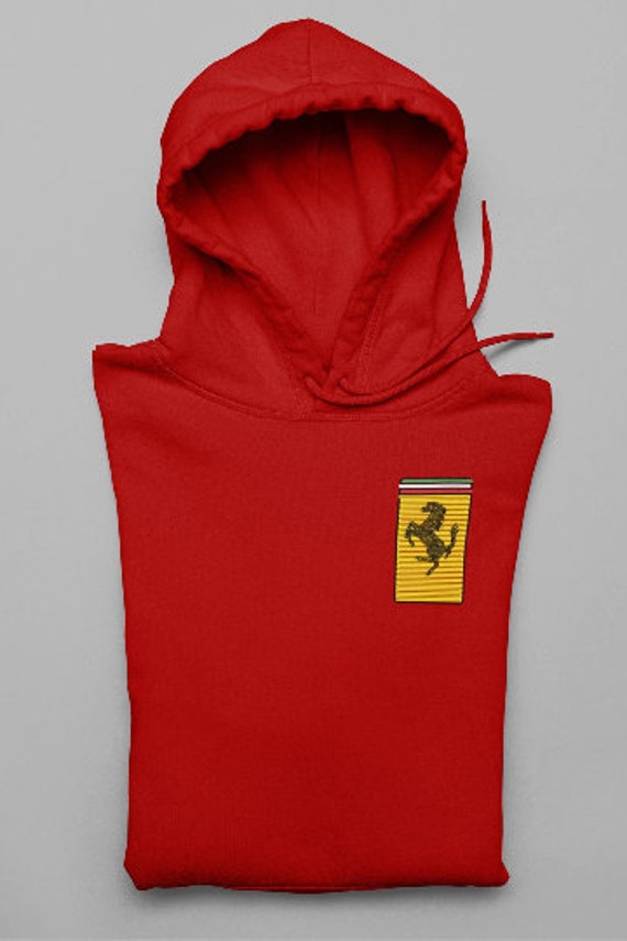 Felpa ispirata alla Ferrari, Felpe con cappuccio, Merch Ferrari