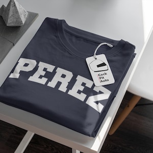 Perez Formula 1 Shirt, Racing Team, F1 Racing Shirt, Formula One, Formula 1 Gift, F1 Gift, Formula One Shirt, Racing Shirt, F1 Fan Shirt