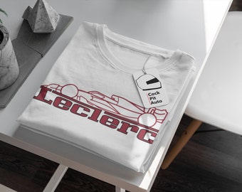 Charles Leclerc F1 Shirt Camisetas, manga corta Charles Leclerc Shirt, F1 Merch, Ferrari F1 Merch