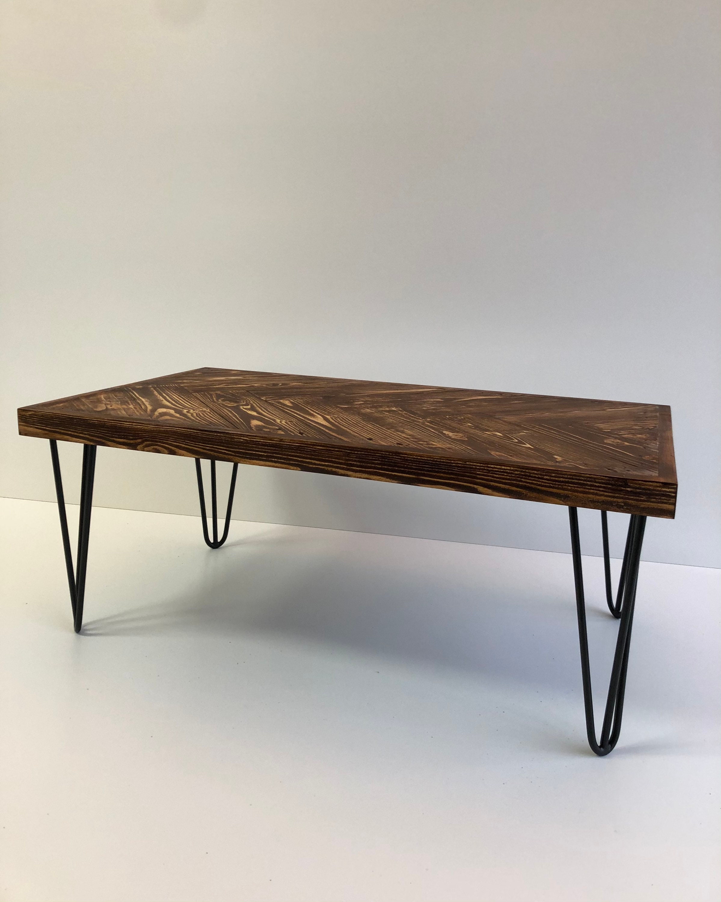 Herringbone Coffee Table Etsy
