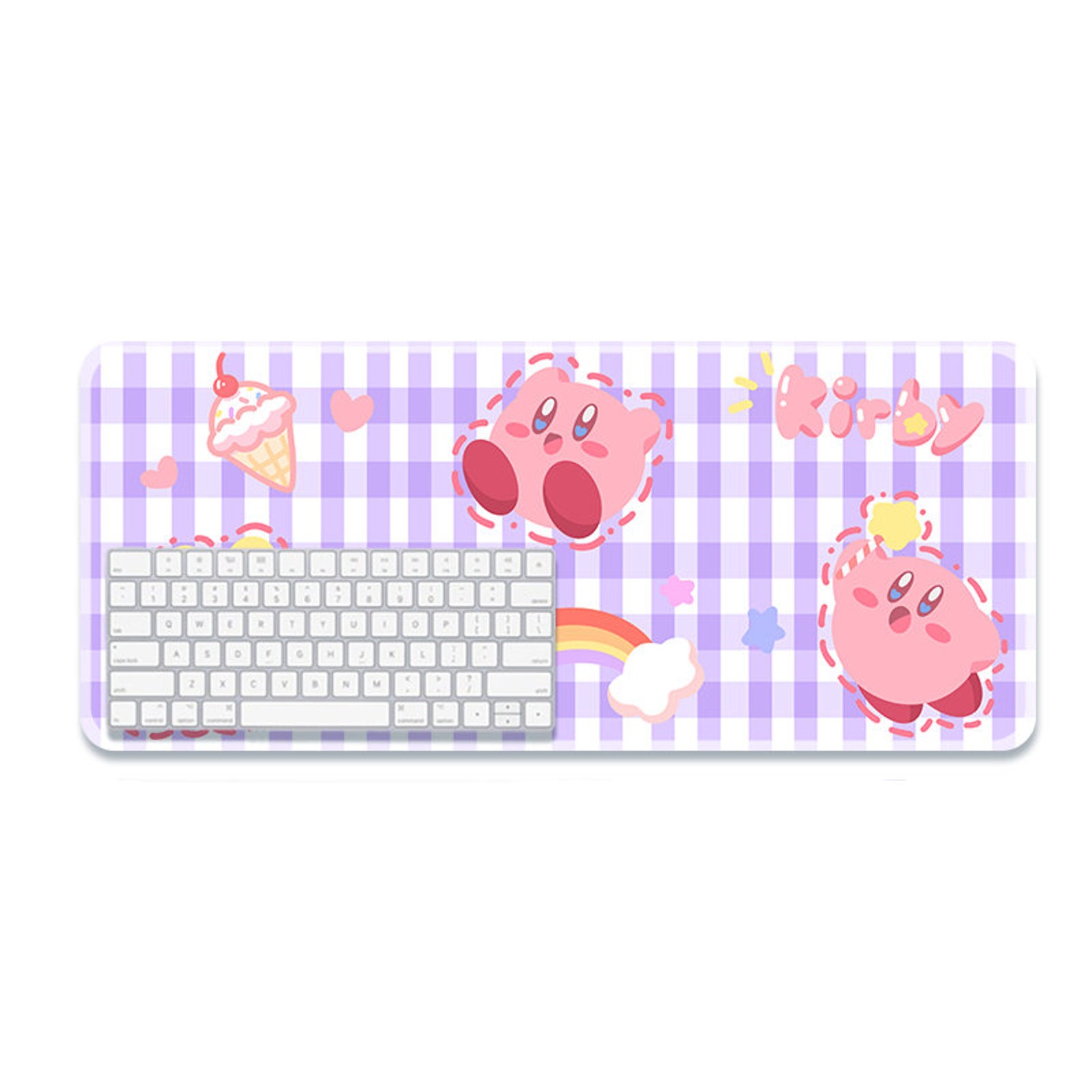 Kirby Mouse Pad / Large Gaming Mouse Pad Kawaii Desk Mat for Etsy