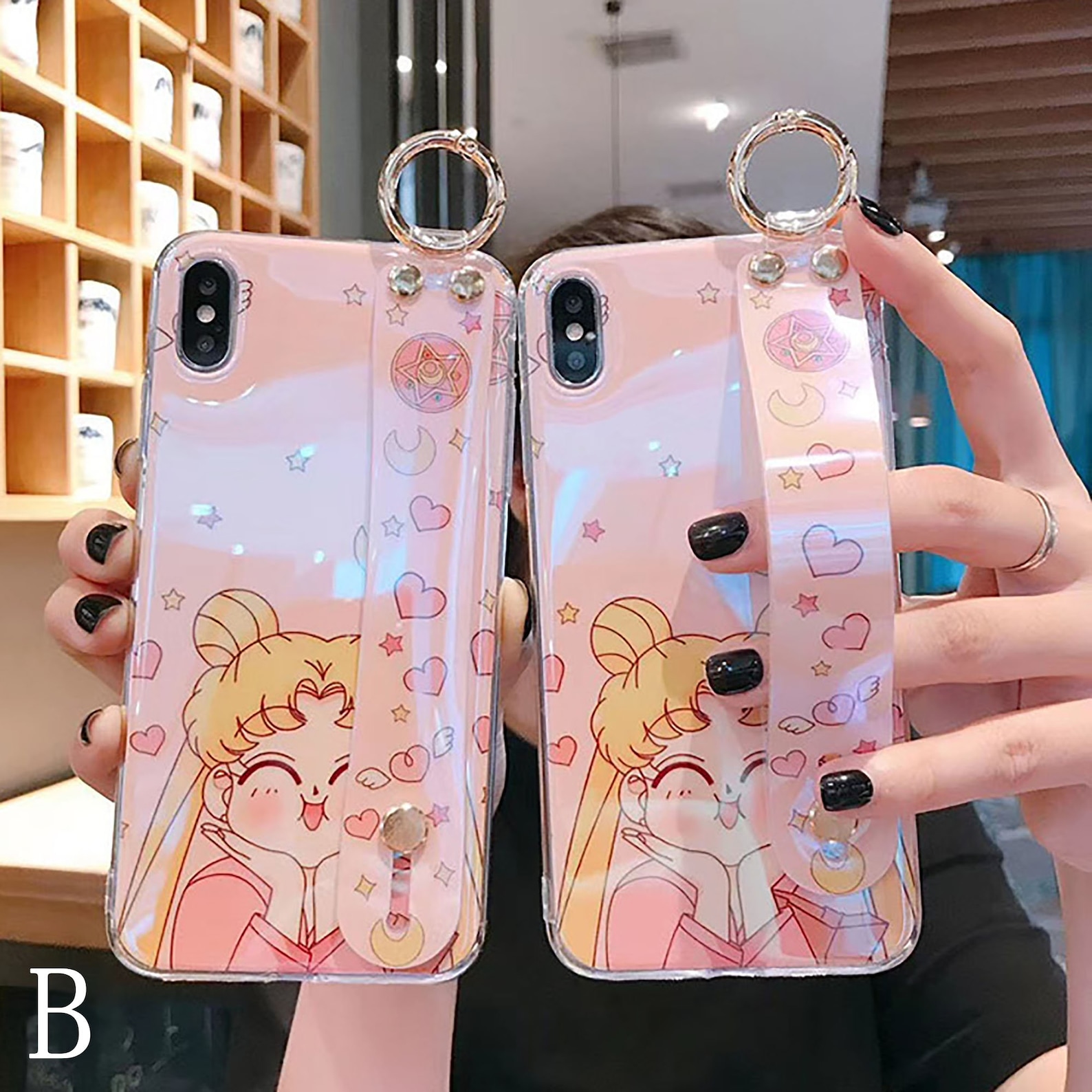 4 estilos Sailor Moon Phone Case con correa de muñeca iPhone Etsy