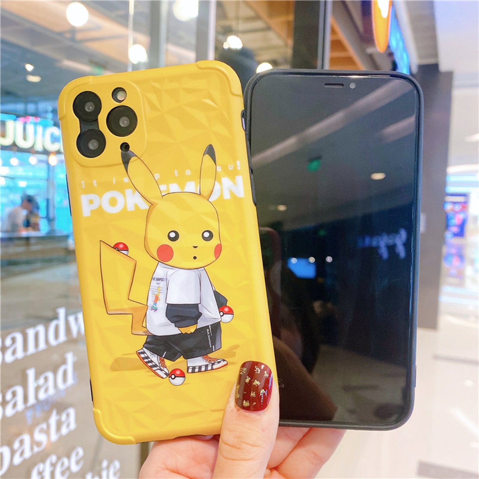 Pokemon iPhone 12 pro Case Handmade Phone Case iPhone Etsy