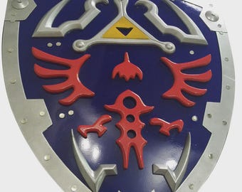 ハイリアの盾 - ゼルダの伝説等身大1:1メタルレプリカ（BOTW、TOTK