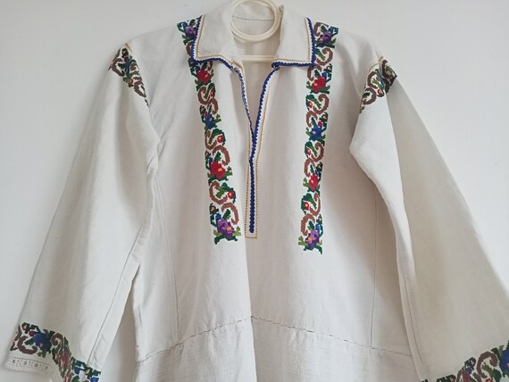 122 Shirt ukrainian embroidered authentic Dress w… - image 9