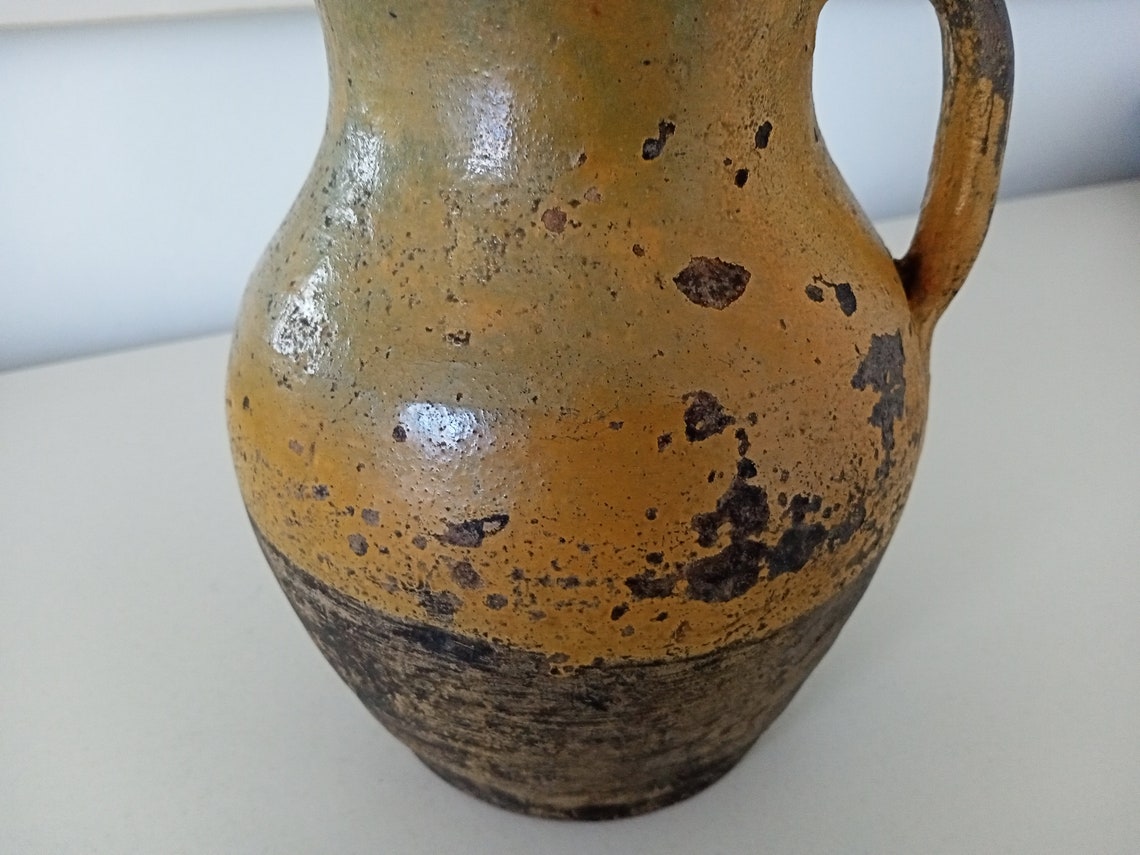 Antique Clay Jug Ancient Ceramic Bowl Vintage Pitcher Etsy UK