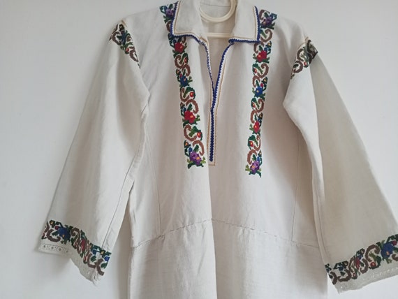 122 Shirt ukrainian embroidered authentic Dress w… - image 2