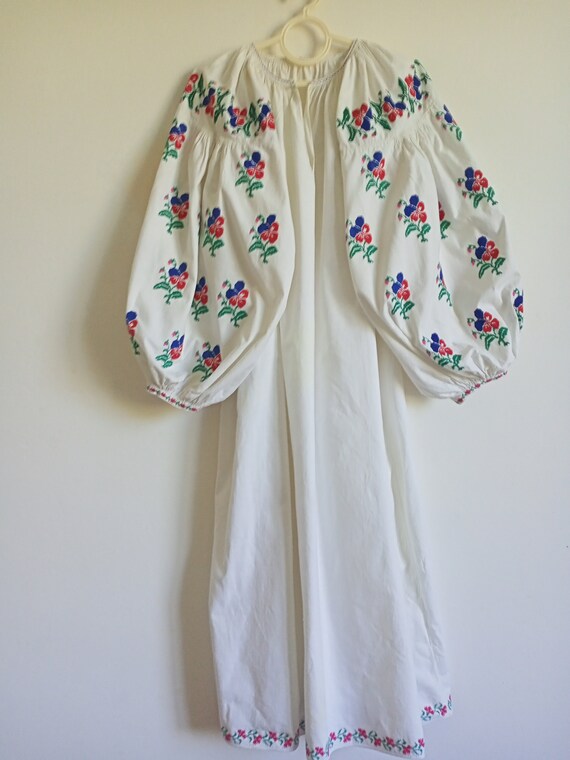 963 Shirt embroidered antique Dress Ukrainian old… - image 2