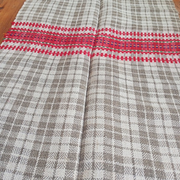 26 Canvas thin linen vintage Cloth woven flax old Fabric original authentic Primitive textile ancient Canvas very nice rare rural ethnic