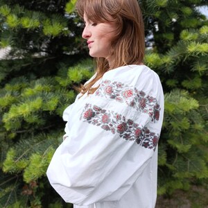 1440 Shirt embroidered floral vintage Dress Ukrainian vintage Vyshyvanka antique Gowns authentic rural Tunic rustic ethnic Clothes national
