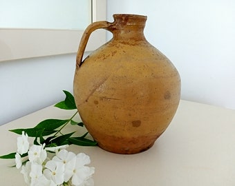 Jug antique clay Pitcher ceramic vintage