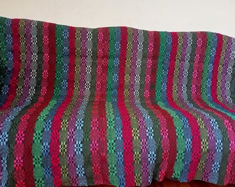 couverture tissée vintage Couverture de sofa tissée Couverture antique de laine