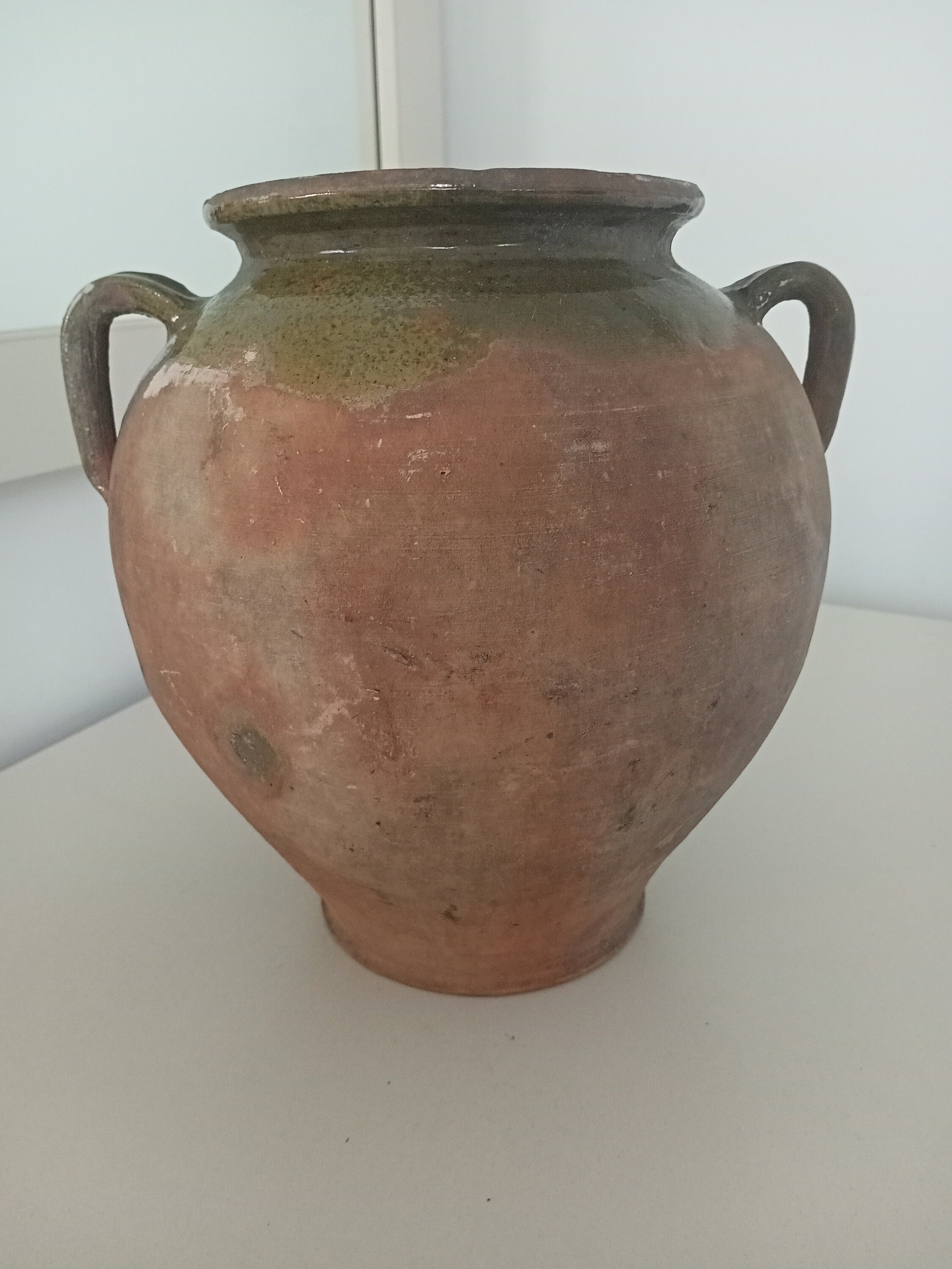 Clay jug authentic Antique big pitcher Etsy