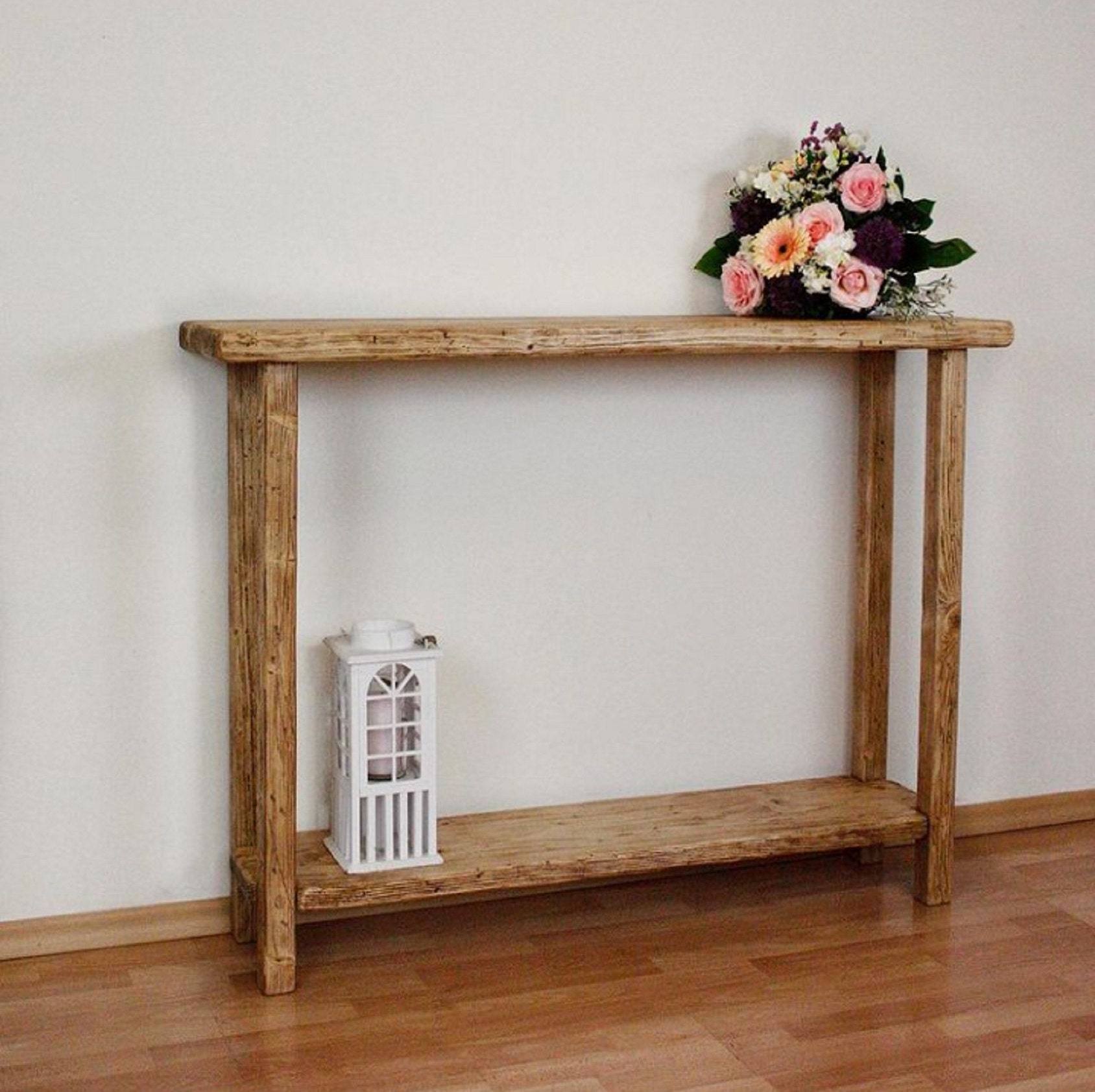 Alte Holzbank hohe Holzhocker antike Bank einzigartige Etsy