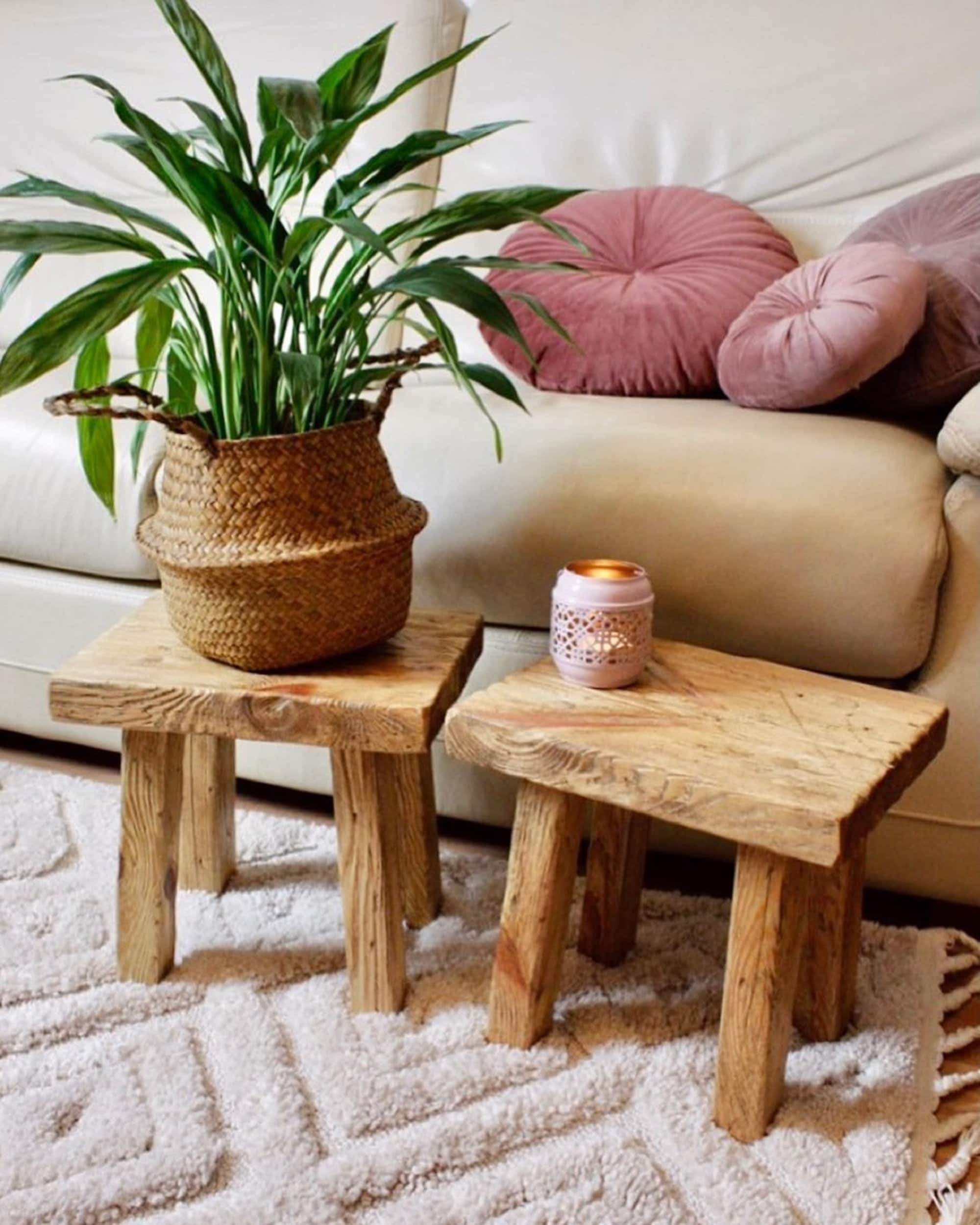 Plant Stand Small wooden stool Small stool stool for Etsy