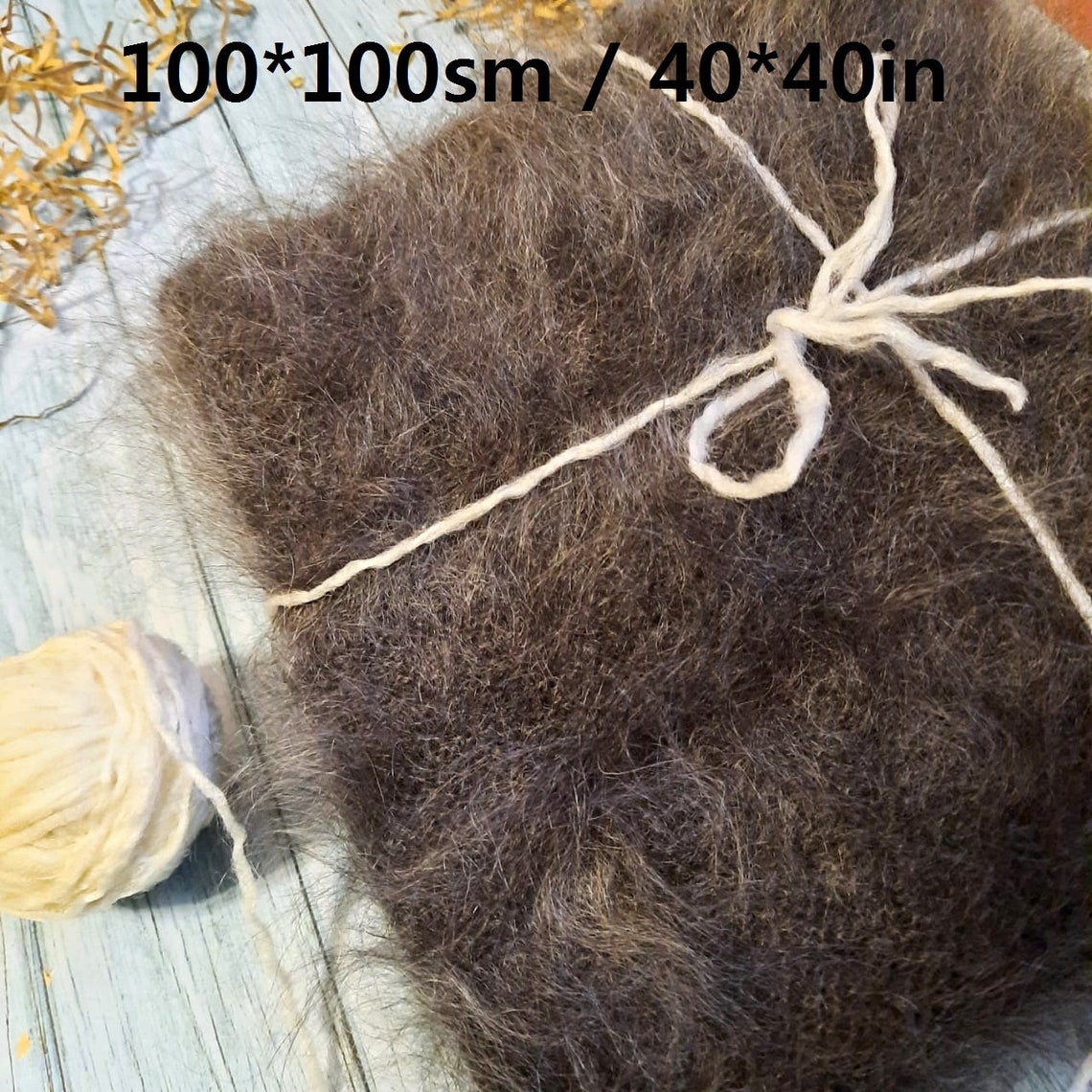 Knitted goat wool shawl. baby knitted wool blanket. goat wool Etsy