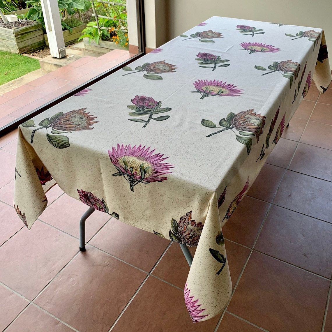 Luxury South African King Protea Tablecloth Rectangular Etsy