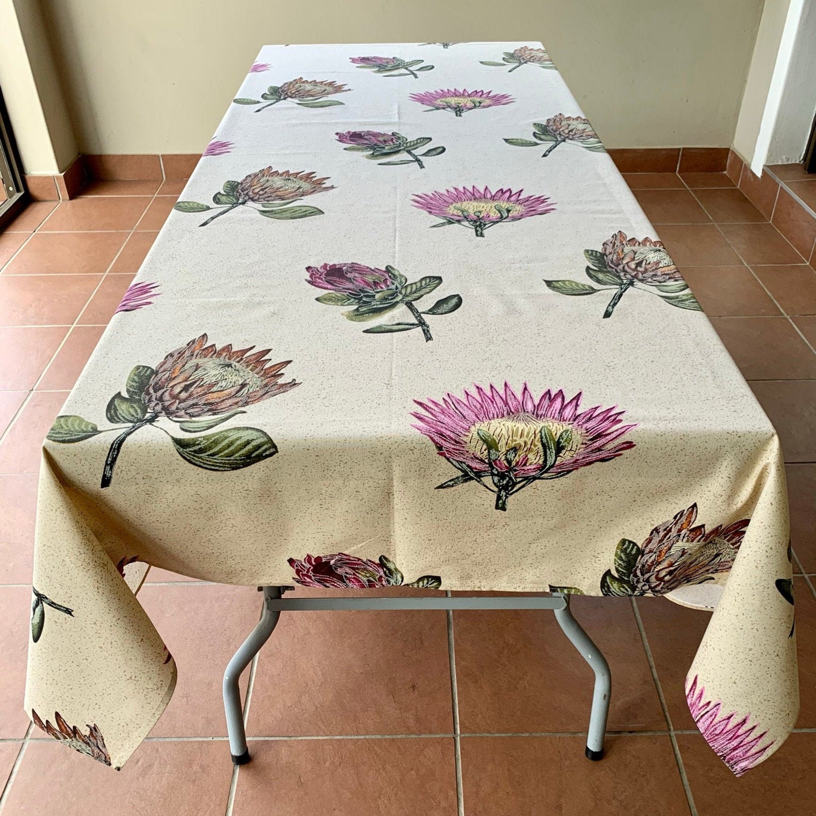 Luxury South African King Protea Tablecloth Rectangular Etsy