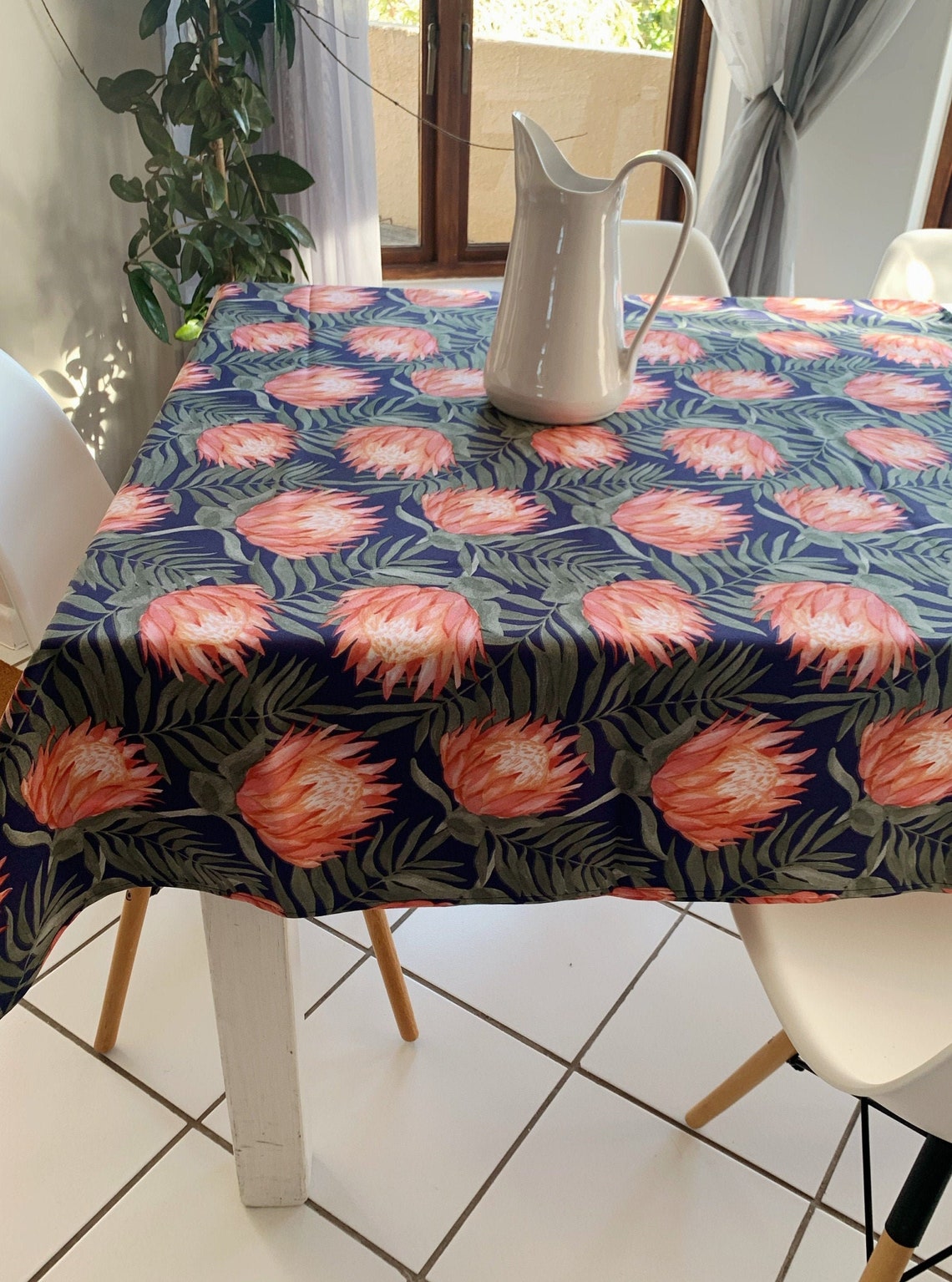Bold King Proteas Rectangular Tablecloth South African Etsy