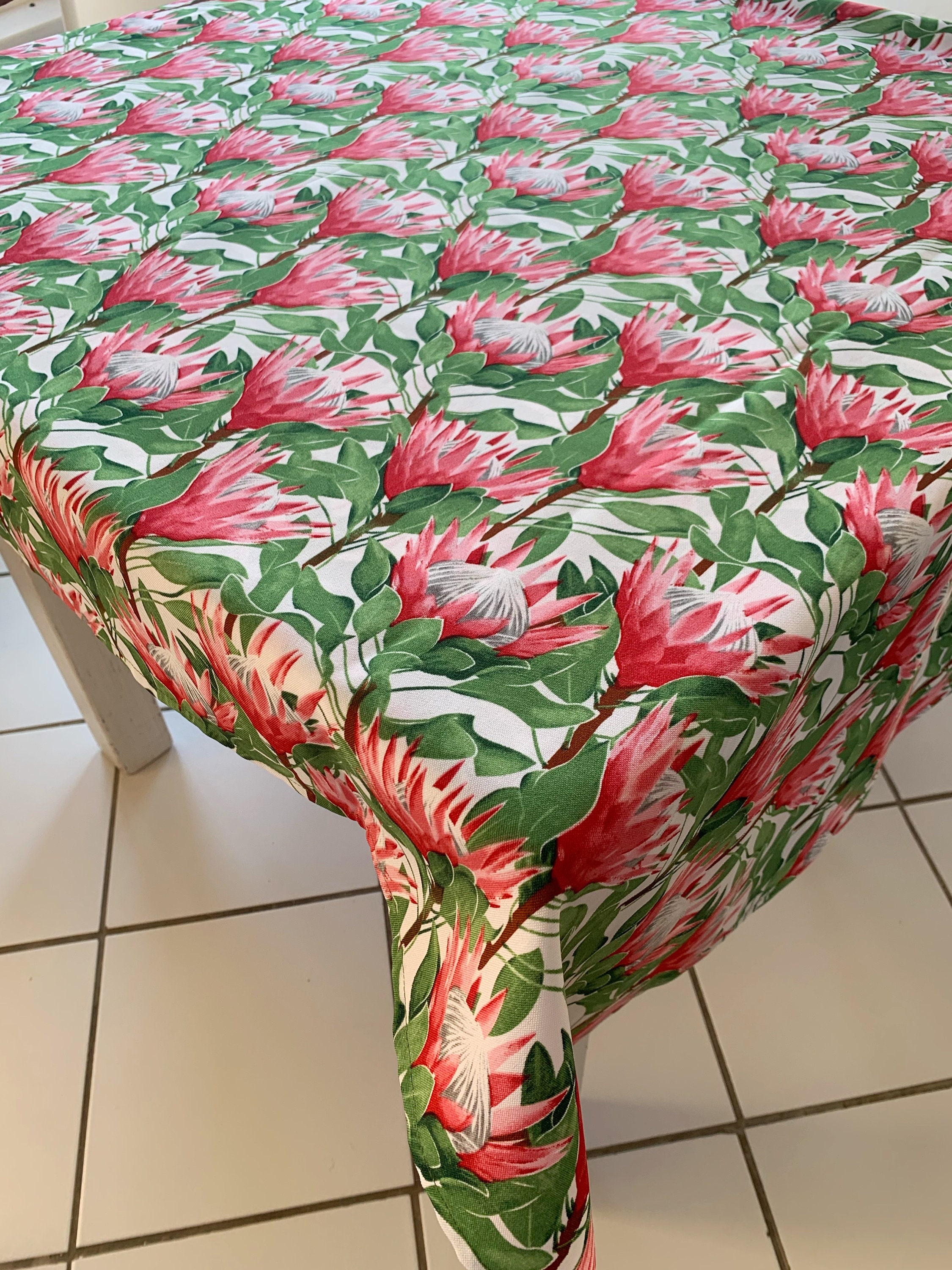 Bold King Proteas Rectangular Tablecloth South African Etsy Ireland