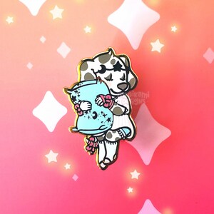 Kawaii Sweet Dreams Dalmation Dog Hard Enamel Pin | Moonie the Dream Spirit
