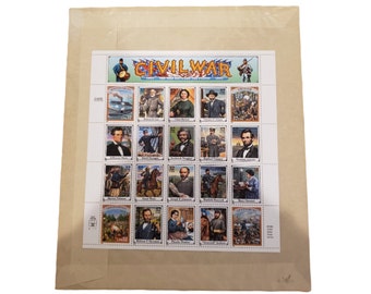 1995 Civil War Sheet Of 20 Stamps