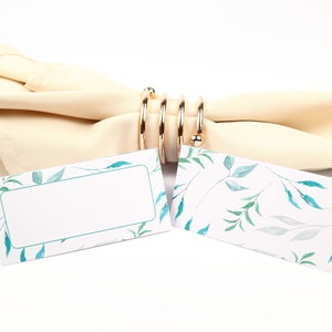 Name Place Card, Botanische Bloem TafelSetting, Gastenverblijf Arrangement, Tafeldecor, Buffet Voedsel Label, Tent Gevouwen /Stijl 9