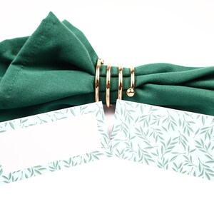 Naam Place Card, Kerstmis, Gast Zitplaatsen Arrangement, Tafel Decor, Buffet Food Label, Tent Gevouwen / Stijl 27