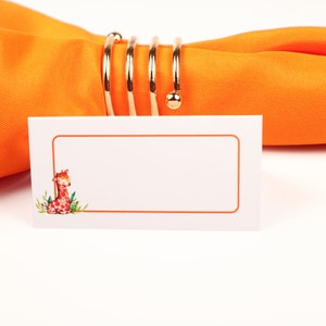 Name Place Card, Giraffe Tafelsetting, Gastenverblijf Arrangement, Tafeldecor, Buffet Voedsel Label, Tent Gevouwen /Stijl 22