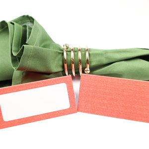 Name Place Card, Zomer Oranje Tafelsetting, Gastenverblijf Arrangement, Tafeldecor, Buffet Food Label, Tent Opgevouwen /Stijl 7