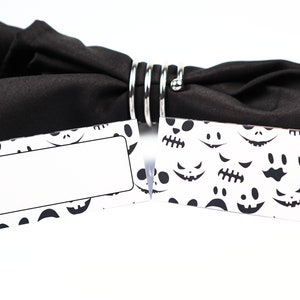 Naam Place Card, Halloween, Guest Seating Arrangement, Tafel Decor, Buffet Food Label, Tent Gevouwen / Stijl 21