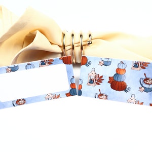 Naam Place Card, Herfstavonden, Gast Zitplaatsen Arrangement, Tafel Decor, Buffet Food Label, Tent Gevouwen / Stijl 6