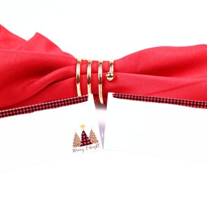 Naam Place Card, Merry Christmas, Guest Seating Arrangement, Tafel Decor, Buffet Food Label, Tent Gevouwen / Style 7