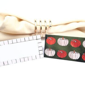 Naam Place Card, Herfst Design Tafel setting, Gast zitplaatsen arrangement, Tafel Decor, Buffet Food Label, Tent Gevouwen / Stijl 6