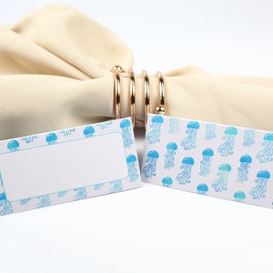 Name Place Card, Beach-time tafelsetting, Gastenverblijf, Tafeldecor, Buffet Voedsellabel, Tent opgevouwen / stijl 4