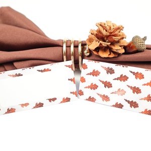 Naam Place Card, Luxury Fall, Guest Seating Arrangement, Tafel Decor, Buffet Food Label, Tent Gevouwen / Style 10