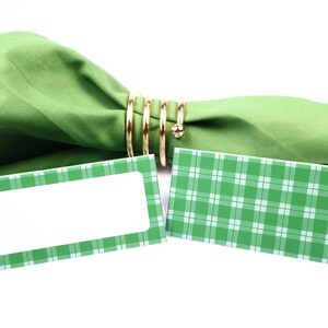 Naam Place Card, Kerstmis, Gast Zitplaatsen Arrangement, Tafel Decor, Buffet Food Label, Tent Gevouwen / Stijl 29