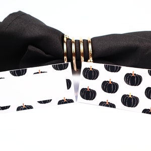 Naam Place Card, Luxury Fall, Guest Seating Arrangement, Tafel Decor, Buffet Food Label, Tent Gevouwen / Stijl 4