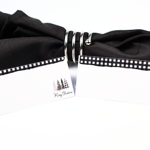 Naam Place Card, Merry Christmas, Guest Seating Arrangement, Tafel Decor, Buffet Food Label, Tent Gevouwen / Stijl 8