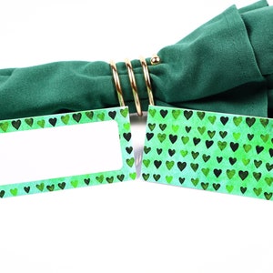 St Patrick's Day Ierse Naam Plaats Kaart, Tafel Instelling, Gast Zitplaats Arrangement, Tafel Decor, Buffet Eten Label, Tent Gevouwen /Stijl 23