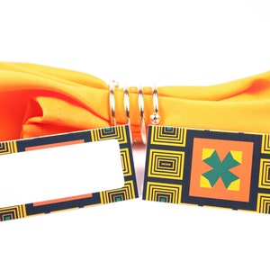 Name Place Card, Afrikaanse traditionele tafelsetting, Gastenverblijf, Tafeldecor, Buffet voedsel label, Tent opgevouwen / stijl 4