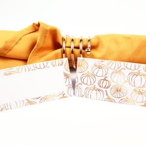 Naam Place Card, Luxury Fall, Guest Seating Arrangement, Tafel Decor, Buffet Food Label, Tent Gevouwen / Style 5