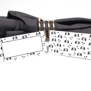 Naam Plaats Kaarten, Hond / Puppy Gezicht Tafel Decor, Buffet Voedsel Label voor Hondenfeesten, Huisdier Evenementen en Dierenliefhebbers - Stijl 3