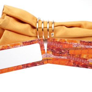 Naam Place Card, Herfst Tafel Setting, Gast Zitplaatsen Arrangement, Tafel Decor, Buffet Food Label, Tent Gevouwen / Stijl 4