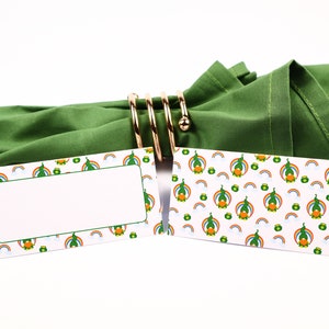 St Patrick's Day Ierse Naam Plaats Kaart, Tafel Instelling, Gast Zitplaats Arrangement, Tafel Decor, Buffet Eten Label, Tent Gevouwen /Stijl 25